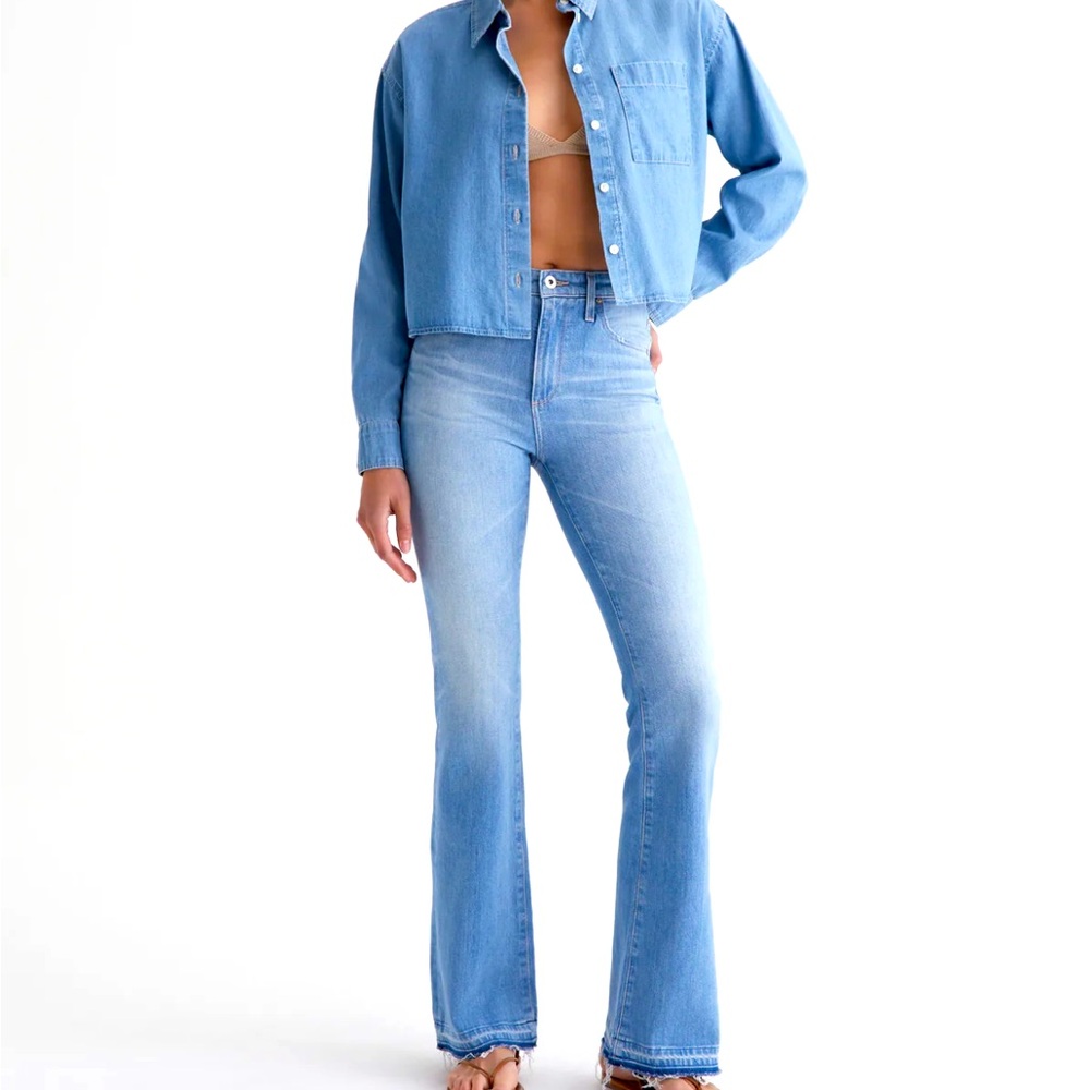AG Farrah Boot High Rise Jeans in Sorrento Color Sz 29